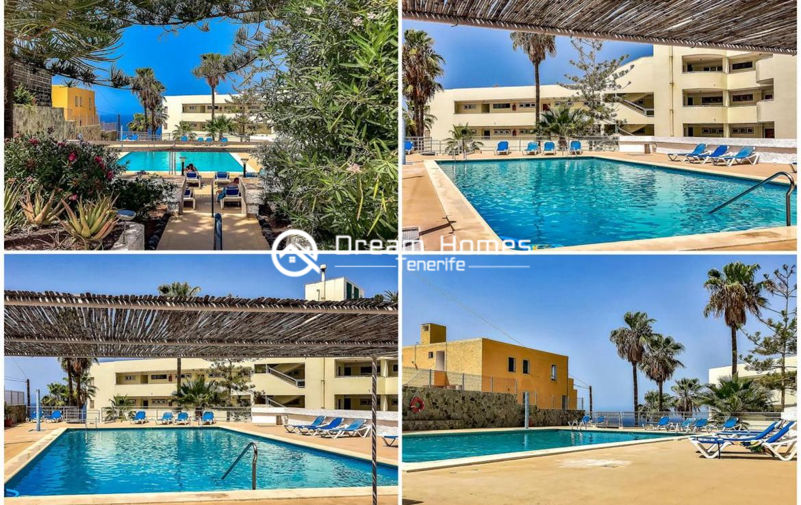 Arenas Negras One Bedroom Apartment, Puerto de Santiago Pool Real Estate Dream Homes Tenerife