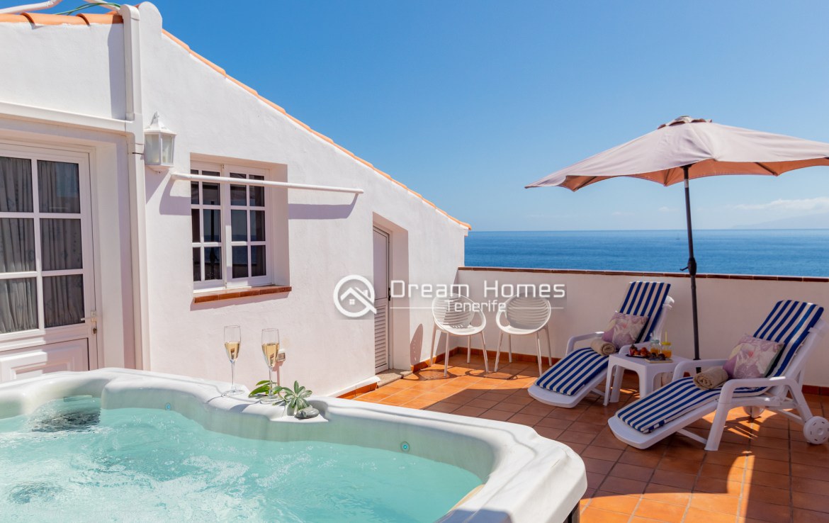 For Holiday Rent Four Bedroom Ocean View Penthouse With Jacuzzi Terrace Real Estate Dream Homes Tenerife