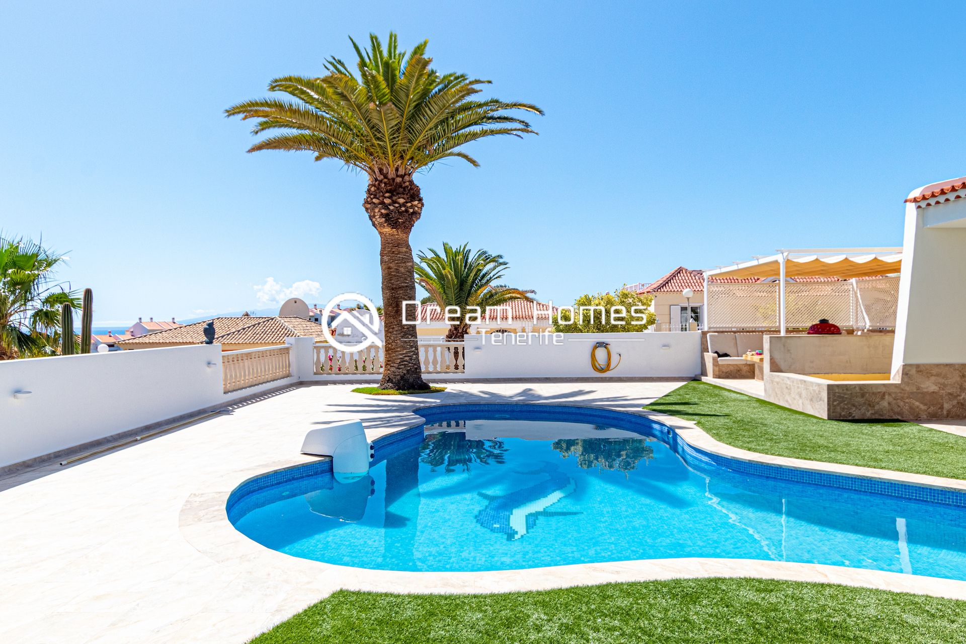 Blue Dream Villa With Private Pool Swimming Pool Real Estate Dream Homes Tenerife
