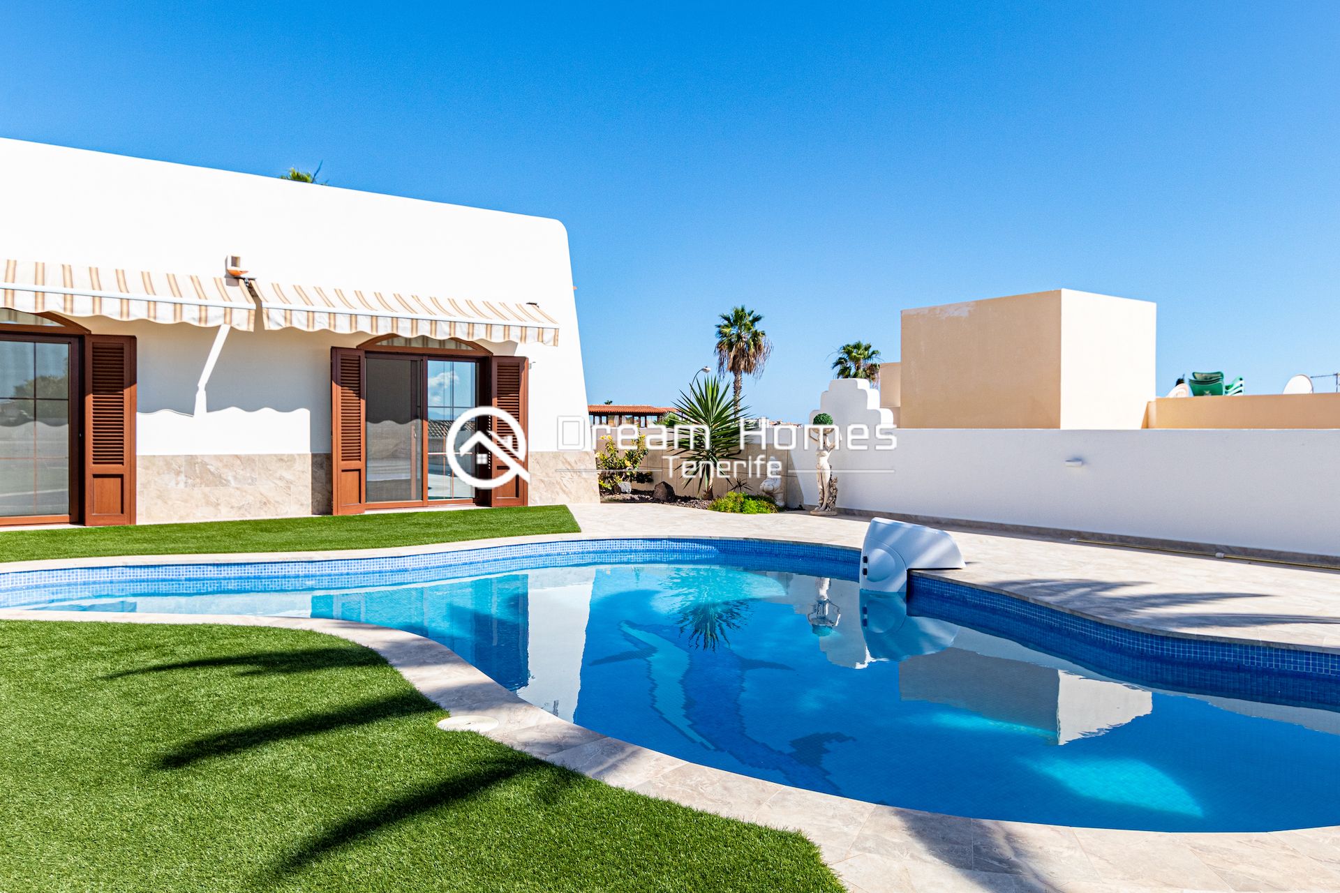 Blue Dream Villa With Private Pool Swimming Pool Real Estate Dream Homes Tenerife