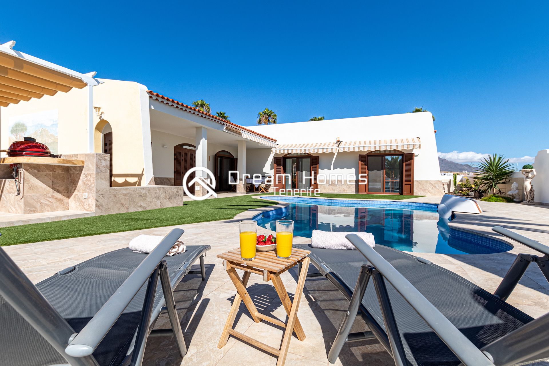 Blue Dream Villa With Private Pool Swimming Pool Real Estate Dream Homes Tenerife