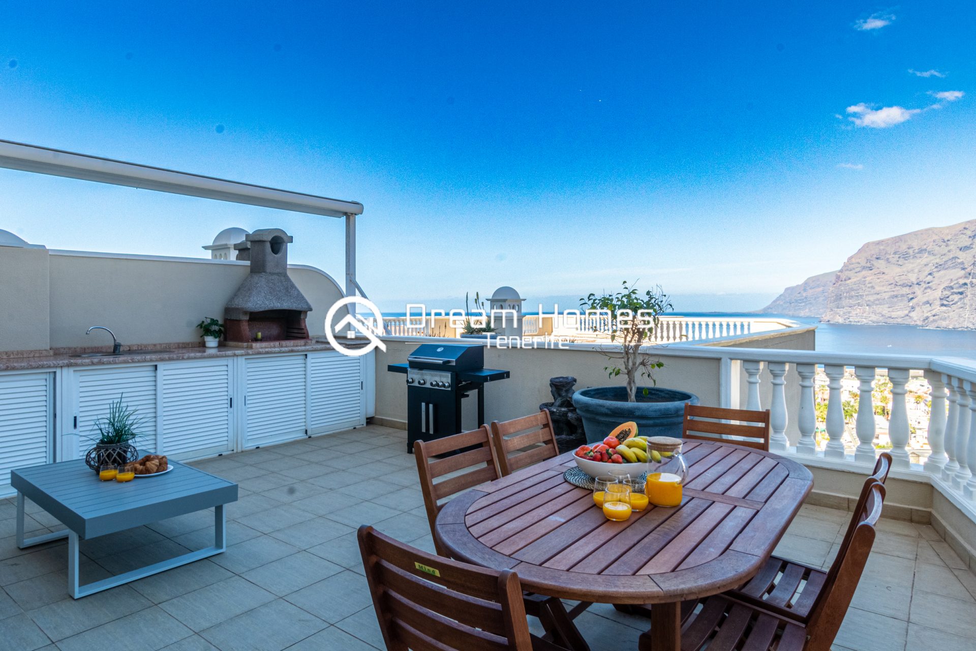 Spacious and Beautiful 3 Bedroom Apartment in the heart of Puerto de Santiago Terrace Real Estate Dream Homes Tenerife