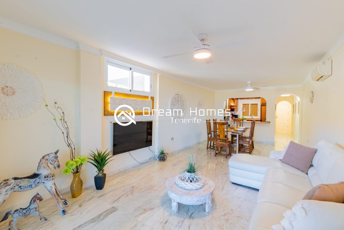 Spacious and Beautiful 3 Bedroom Apartment in the heart of Puerto de Santiago Living Room Real Estate Dream Homes Tenerife