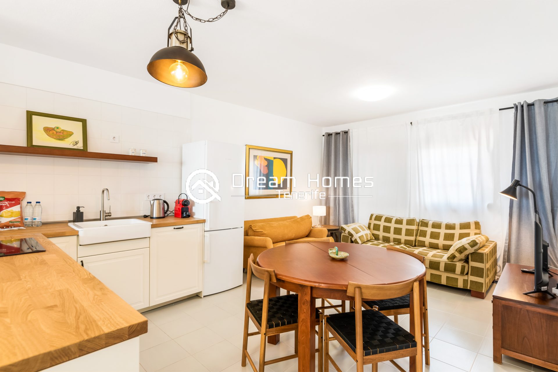 Spacious Two Bedroom Duplex Apartment in a very Peaceful Area Dining Area Real Estate Dream Homes Tenerife