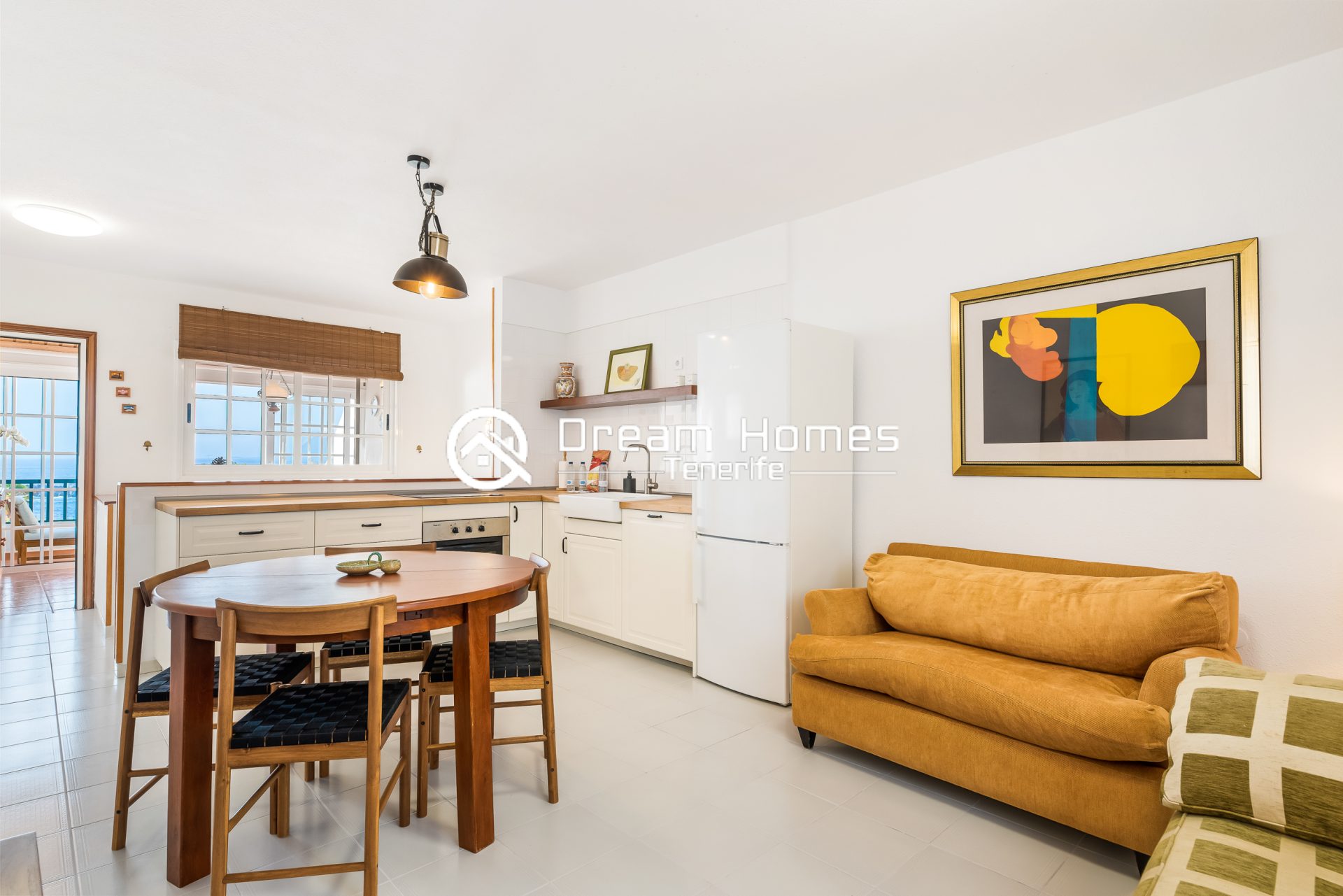 Spacious Two Bedroom Duplex Apartment in a very Peaceful Area Living Room Real Estate Dream Homes Tenerife