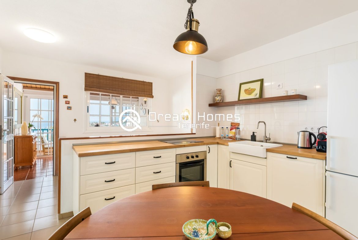 Spacious Two Bedroom Duplex Apartment in a very Peaceful Area Kitchen Real Estate Dream Homes Tenerife