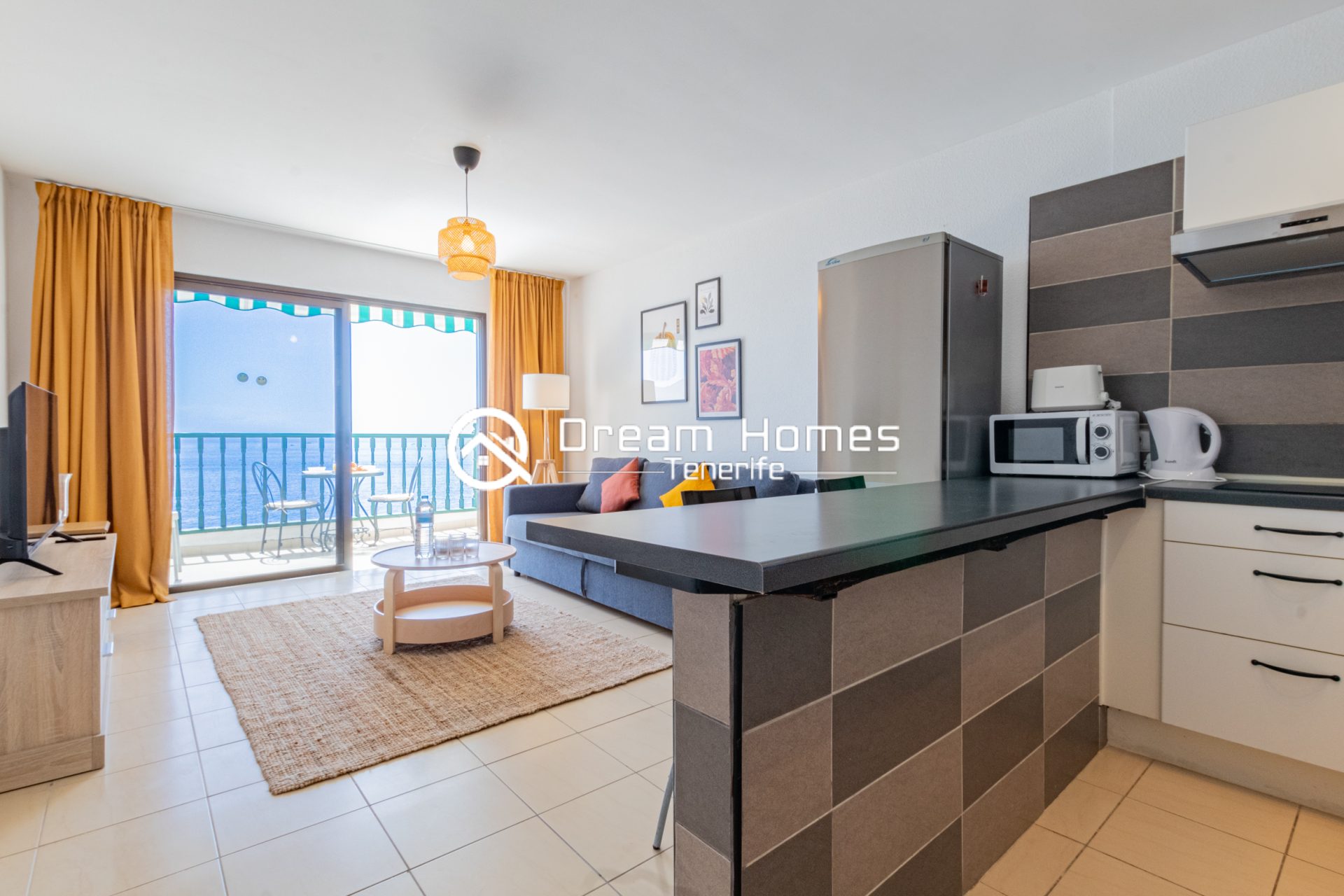Playa Santiago One Bedroom Apartment with Amazing Views Living Room Real Estate Dream Homes Tenerife