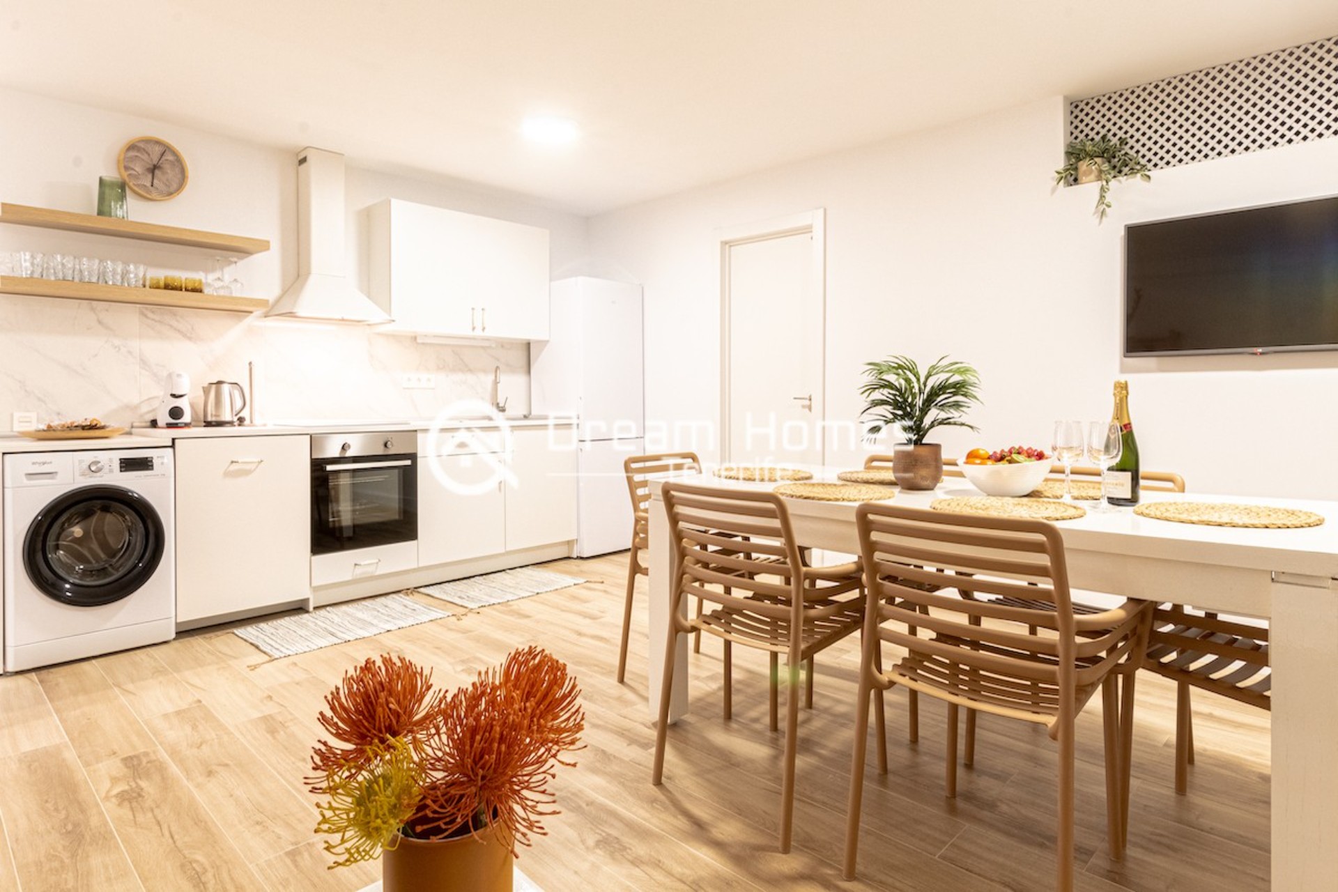 Spacious 7 Bedrooms in Villa Anastasia Dining Area Real Estate Dream Homes Tenerife