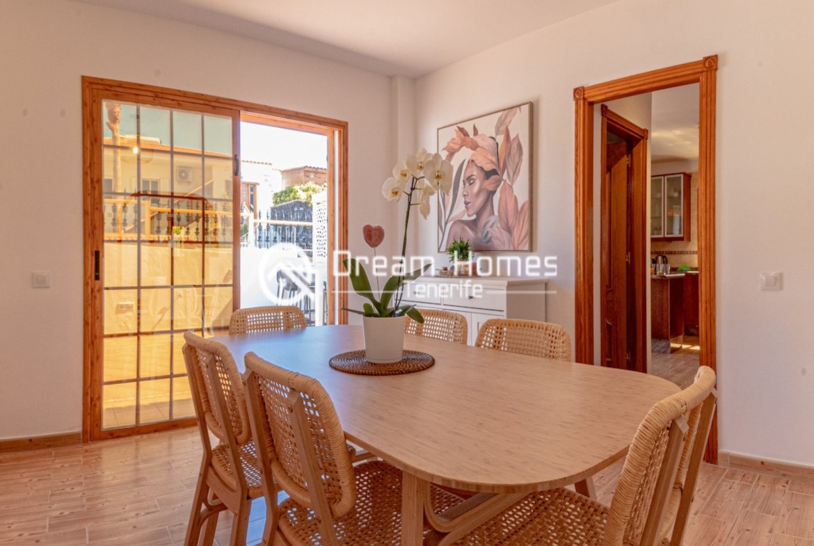 Spacious 7 Bedrooms in Villa Anastasia Dining Area Real Estate Dream Homes Tenerife