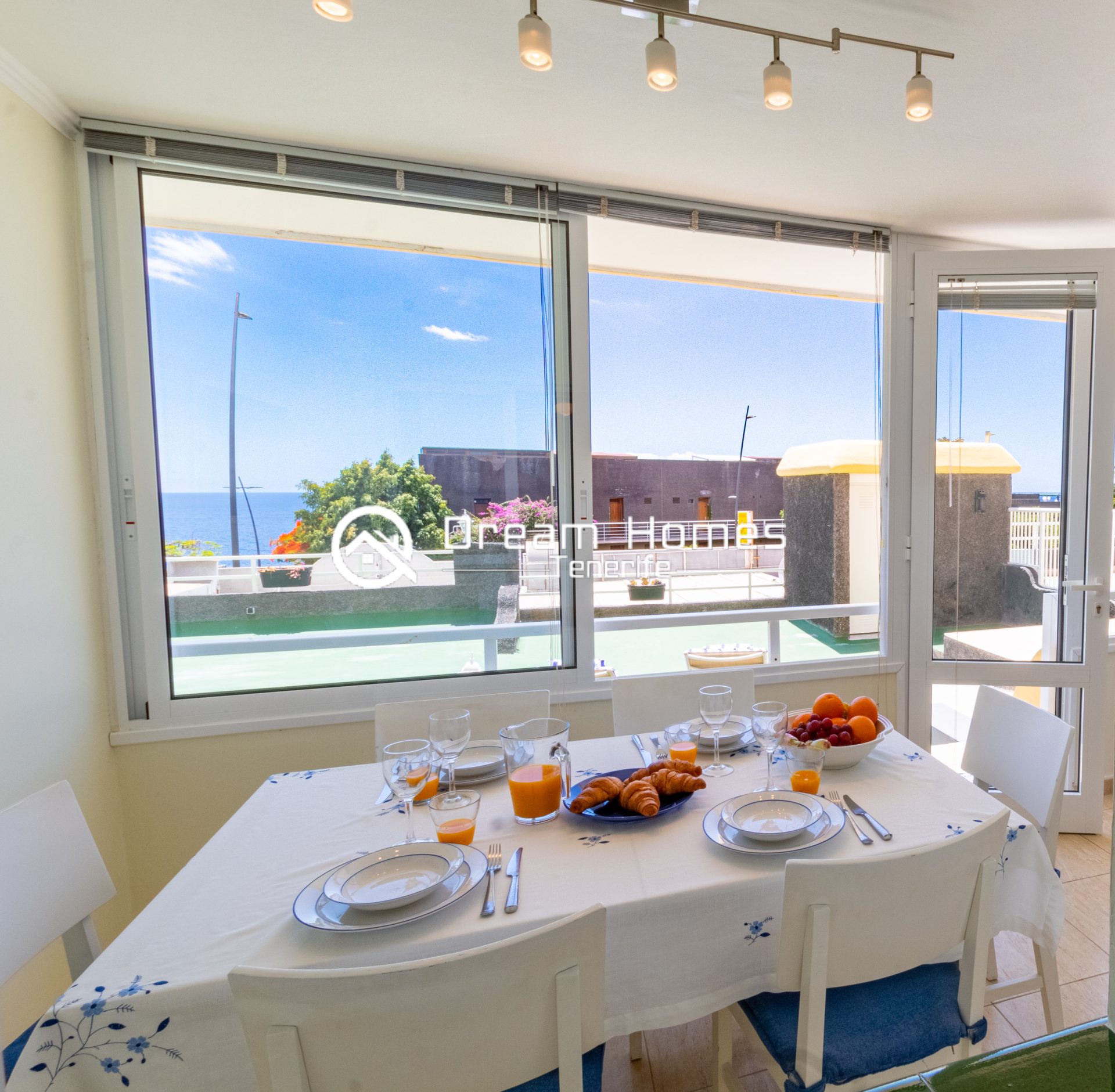 Bright 2-Bedroom Apartment with Fantastic Views Dining Area Real Estate Dream Homes Tenerife