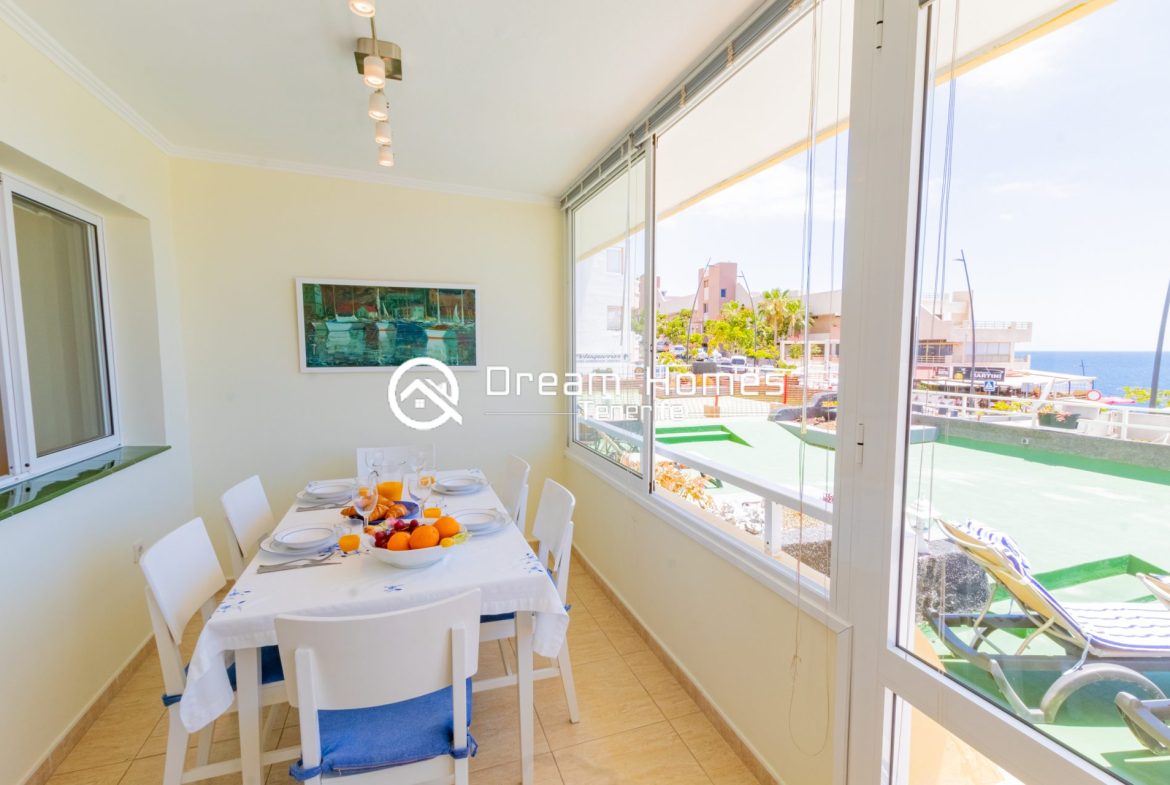 Bright 2-Bedroom Apartment with Fantastic Views Dining Area Real Estate Dream Homes Tenerife