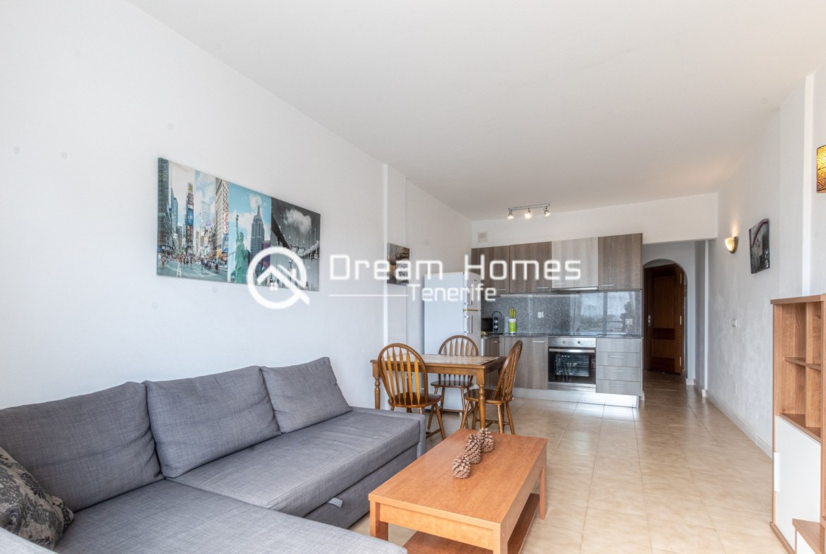 Oceanfront Playa Paraiso Apartment Living Room Real Estate Dream Homes Tenerife