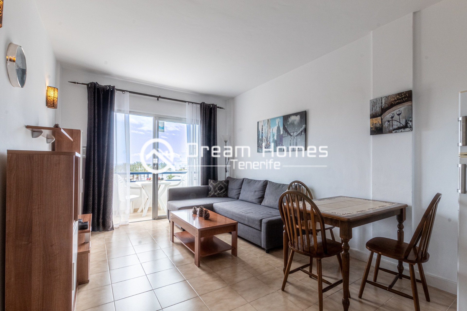 Oceanfront Playa Paraiso Apartment Living Room Real Estate Dream Homes Tenerife