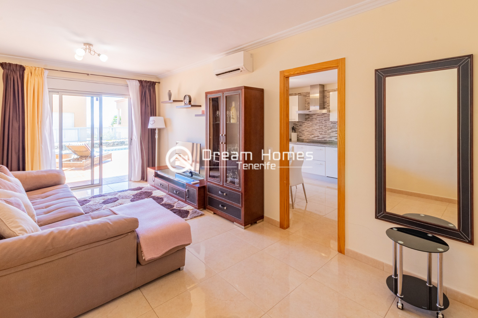 Holiday Home with Private Pool Living Room Real Estate Dream Homes Tenerife