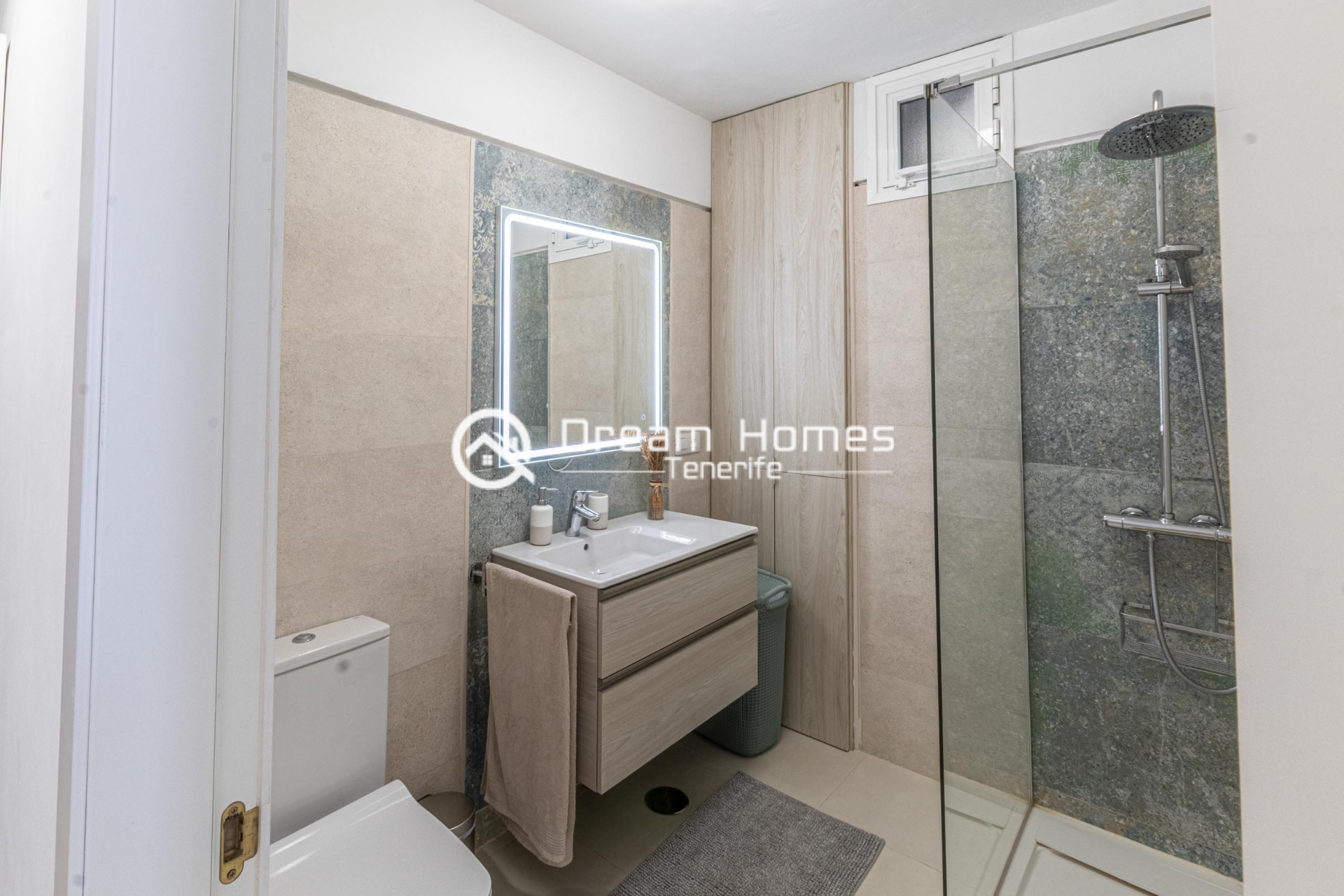 Beachfront Gem One Bedroom Apartment in Puerto de Santiago Bathroom Real Estate Dream Homes Tenerife