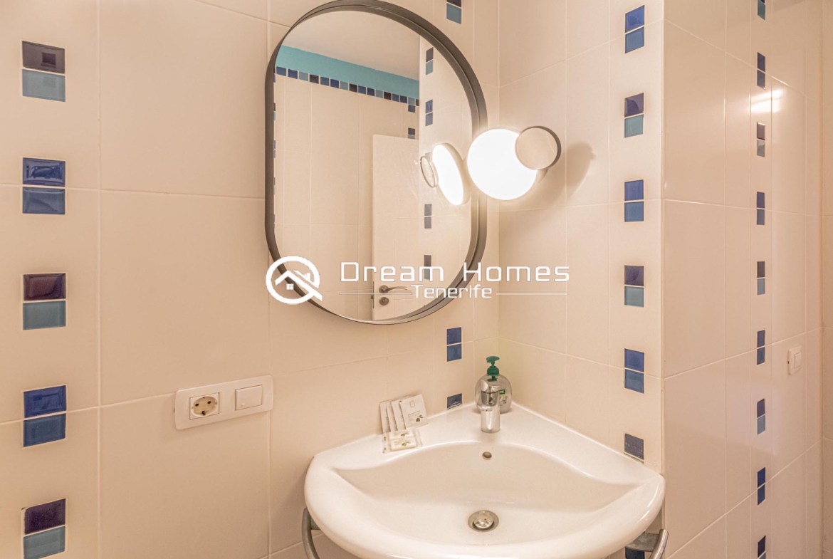 Oceanfront Oasis Two Bedroom Apartment in Los Gigantes Bathroom Real Estate Dream Homes Tenerife