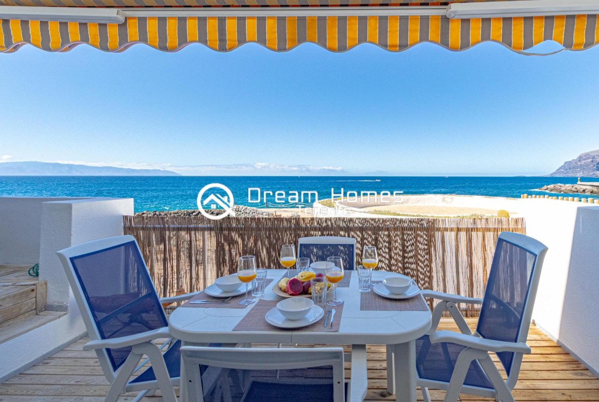 Oceanfront Oasis Two Bedroom Apartment in Los Gigantes Terrace Real Estate Dream Homes Tenerife