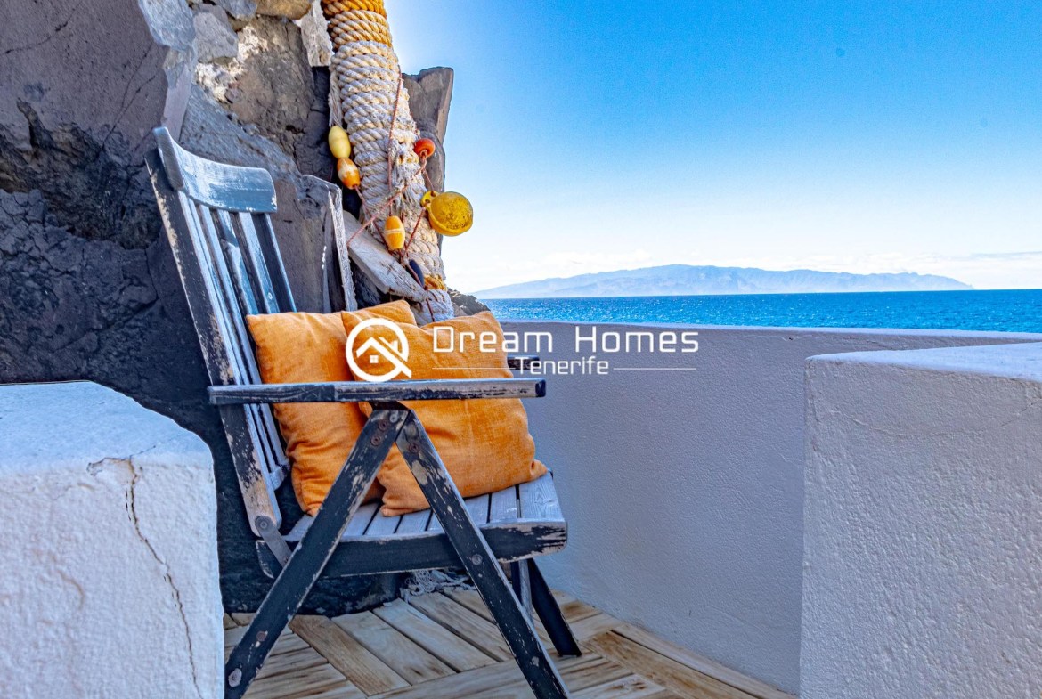 Oceanfront Oasis Two Bedroom Apartment in Los Gigantes Terrace Real Estate Dream Homes Tenerife