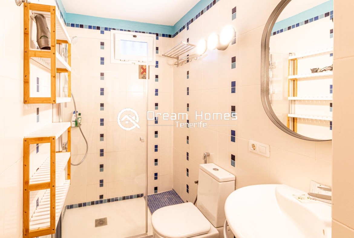 Oceanfront Oasis Two Bedroom Apartment in Los Gigantes Bathroom Real Estate Dream Homes Tenerife