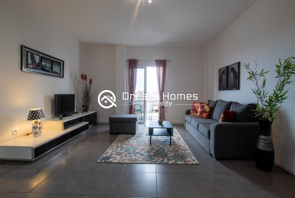 Modern and Charming One Bedroom Apartment in Adeje Living Room Real Estate Dream Homes Tenerife