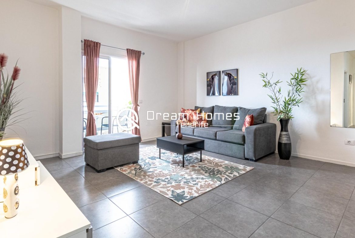 Modern and Charming One Bedroom Apartment in Adeje Living Room Real Estate Dream Homes Tenerife
