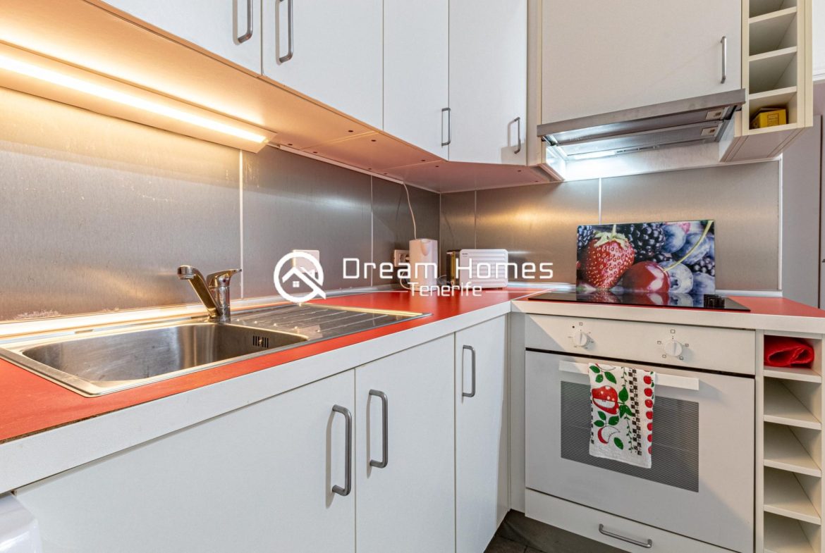 Modern and Charming One Bedroom Apartment in Adeje Kitchen Real Estate Dream Homes Tenerife