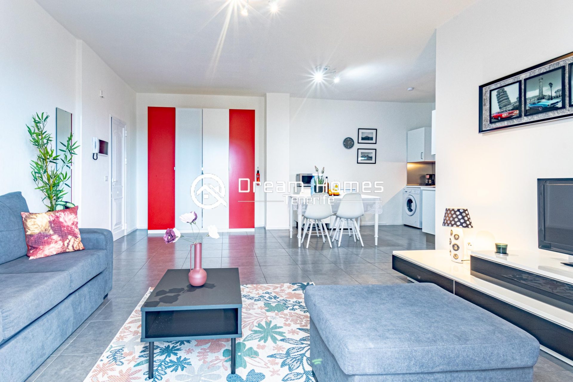 Modern and Charming One Bedroom Apartment in Adeje Living Room Real Estate Dream Homes Tenerife