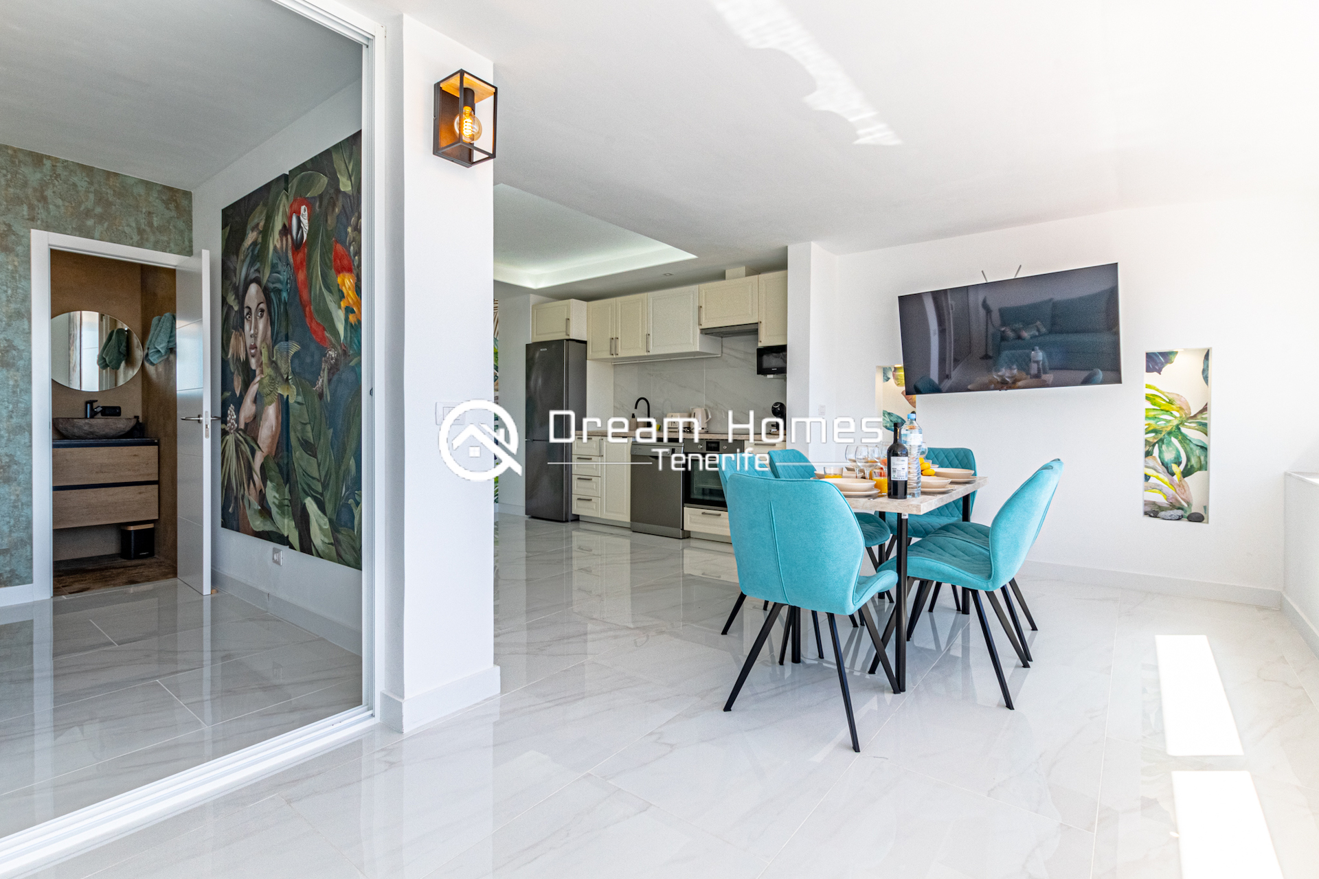 Modern Seaside Escape Living Room Real Estate Dream Homes Tenerife