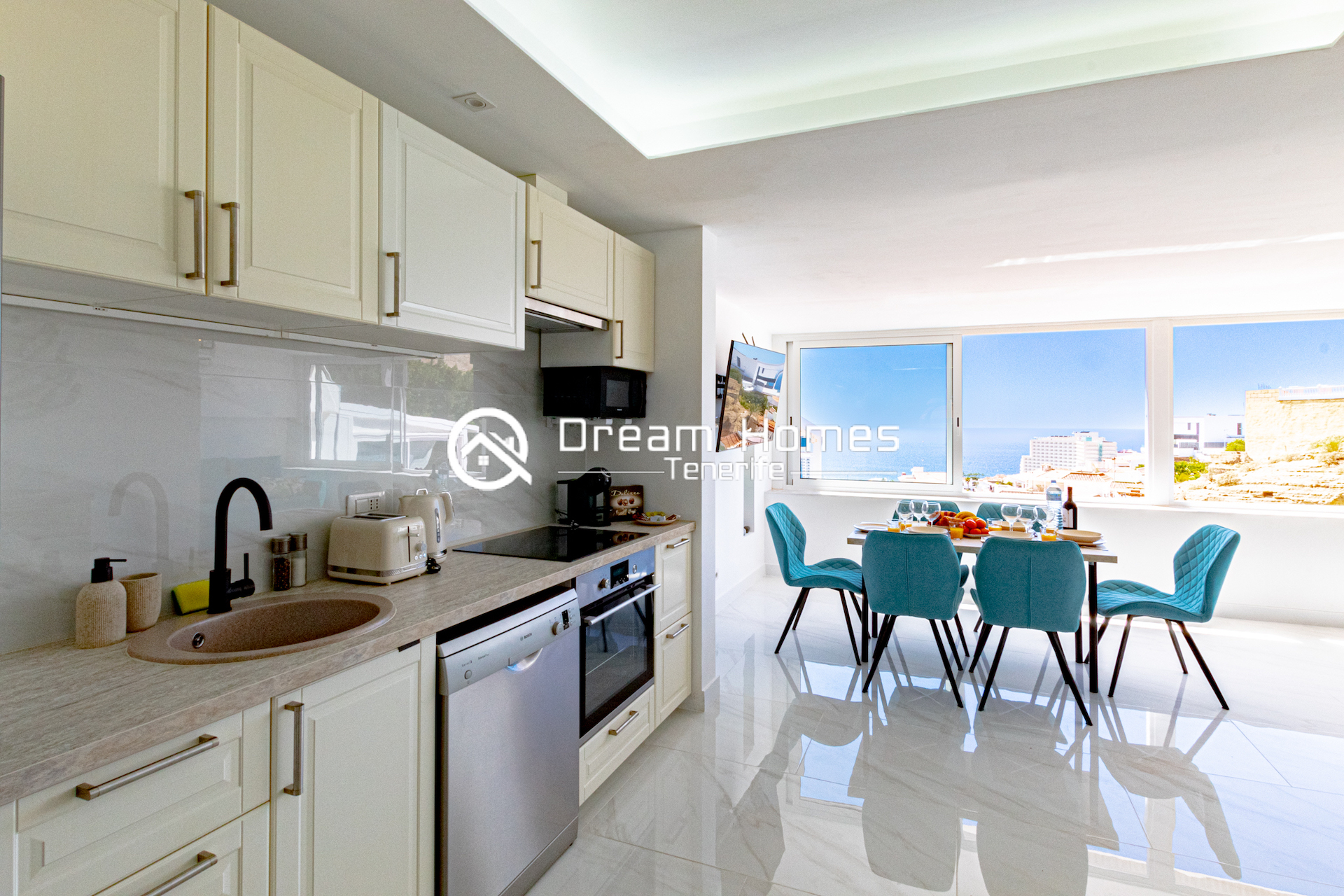 Modern Seaside Escape Kitchen Real Estate Dream Homes Tenerife
