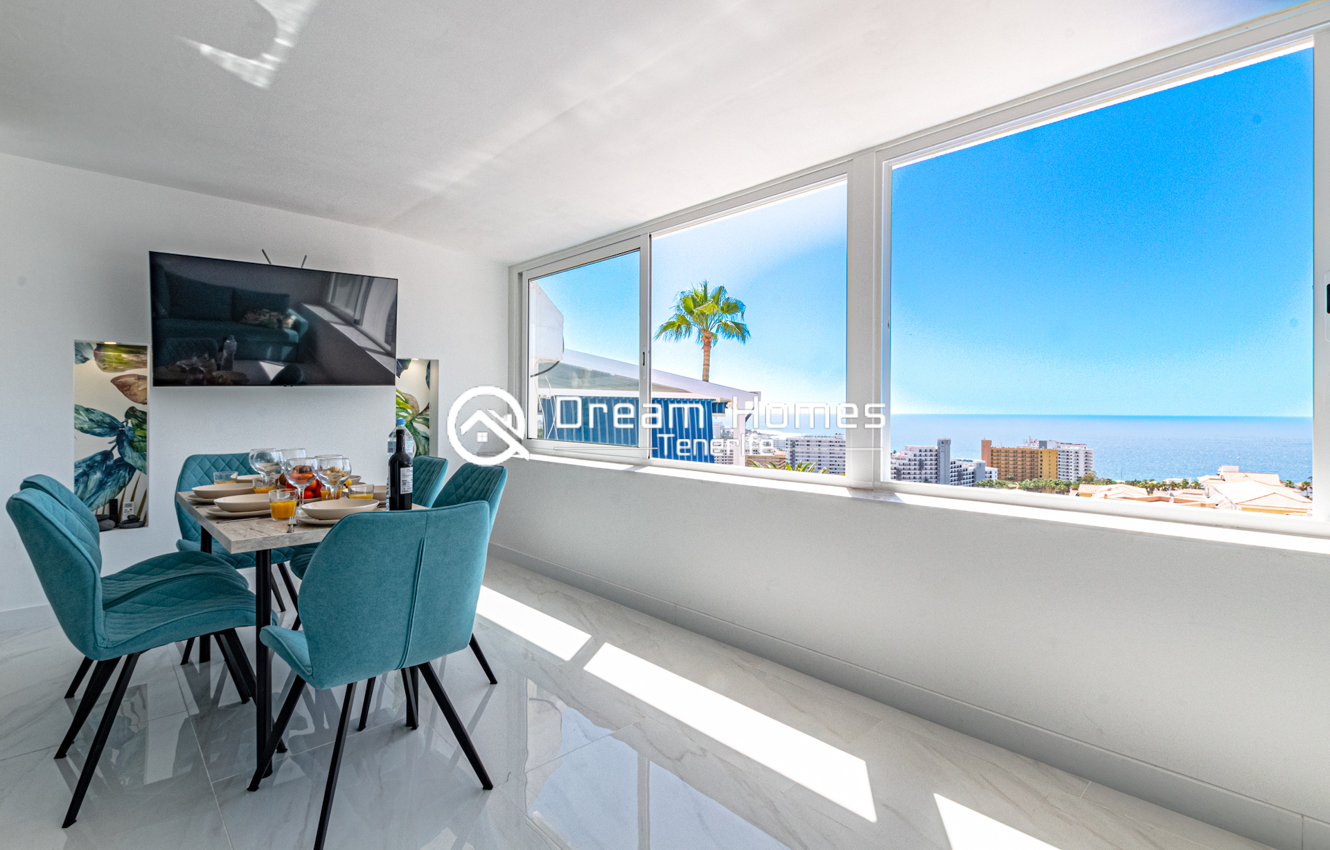 Modern Seaside Escape Living Room Real Estate Dream Homes Tenerife