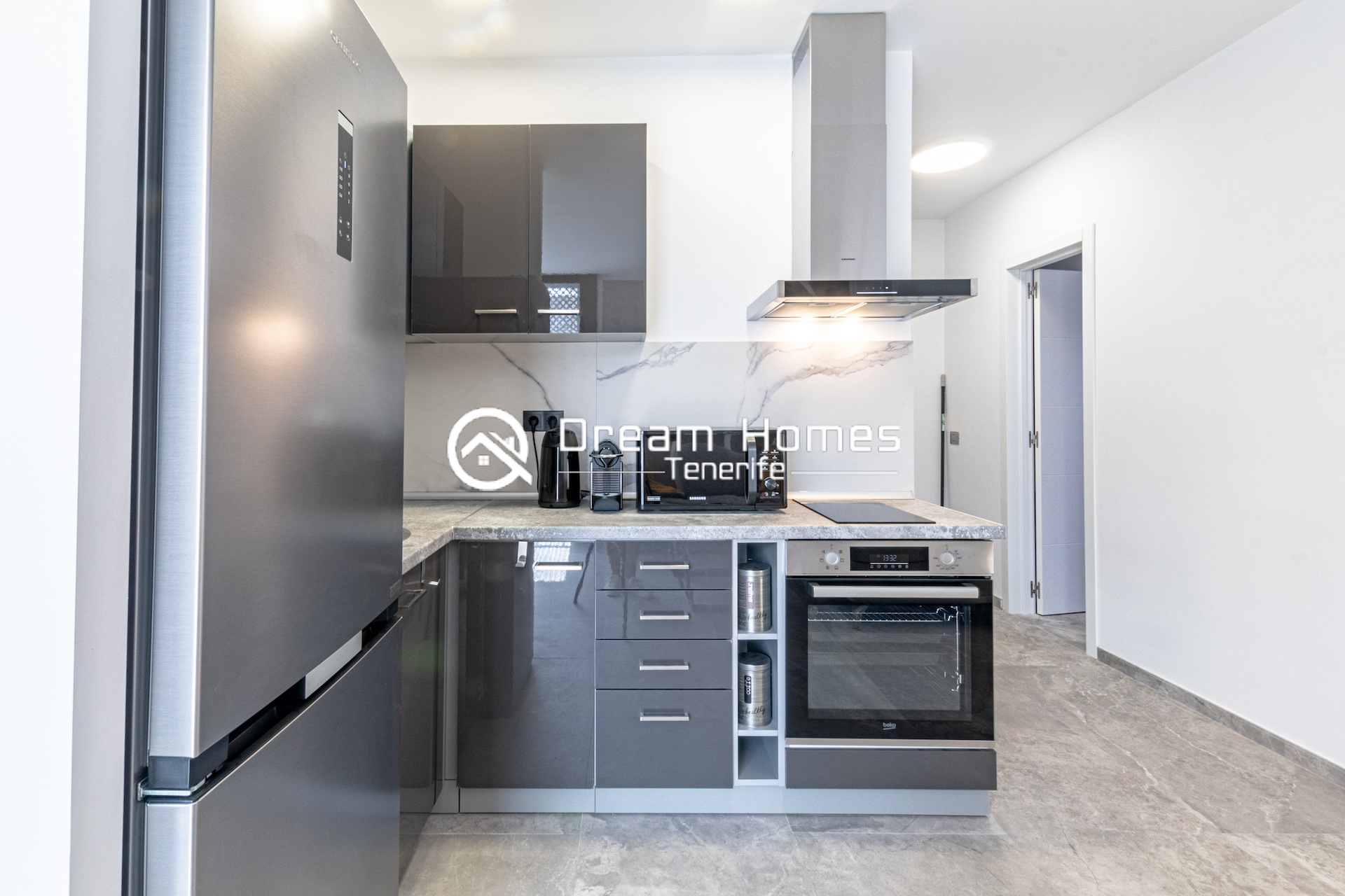 Charming Rayco One Bedroom Apartment in Puerto de Santiago Kitchen Real Estate Dream Homes Tenerife