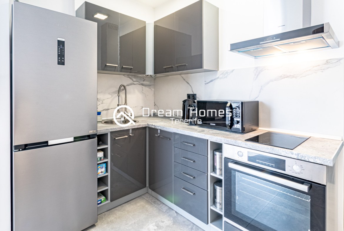 Charming Rayco One Bedroom Apartment in Puerto de Santiago Kitchen Real Estate Dream Homes Tenerife