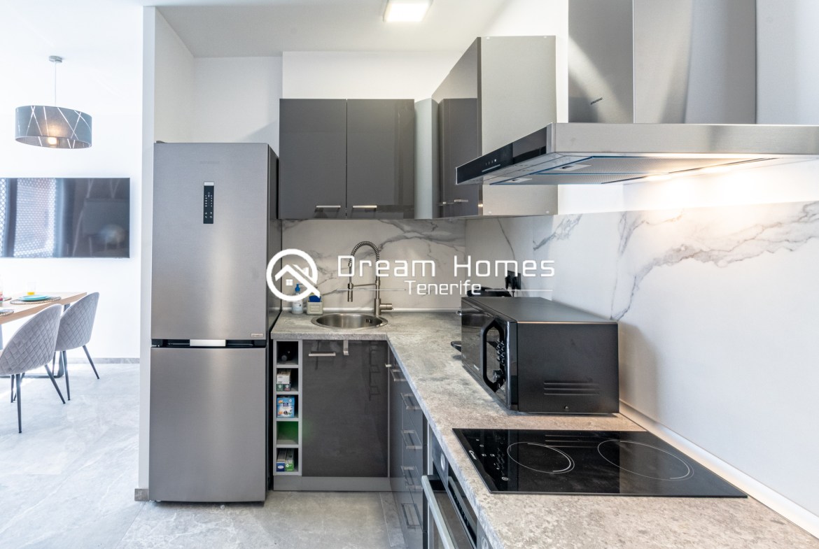 Charming Rayco One Bedroom Apartment in Puerto de Santiago Kitchen Real Estate Dream Homes Tenerife
