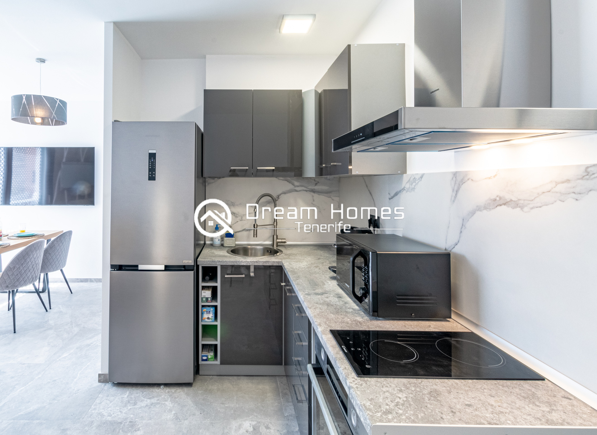 Charming Rayco One Bedroom Apartment in Puerto de Santiago Kitchen Real Estate Dream Homes Tenerife