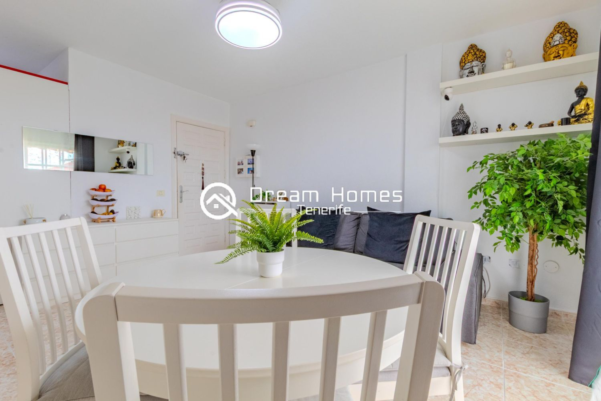 Cozy 1-Bed Penthouse with a View Dining Area Real Estate Dream Homes Tenerife