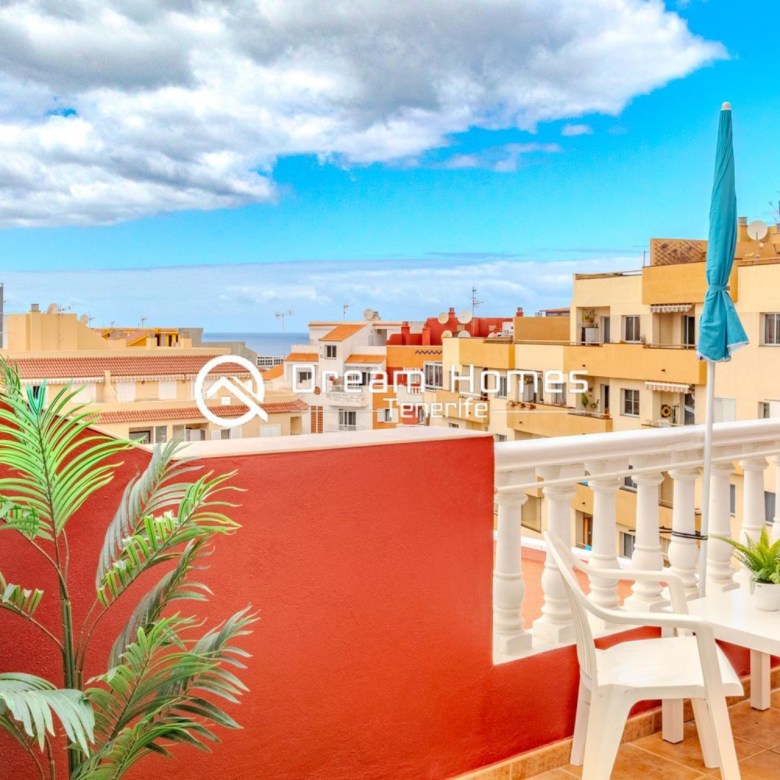 Cozy 1-Bed Penthouse with a View Terrace Real Estate Dream Homes Tenerife