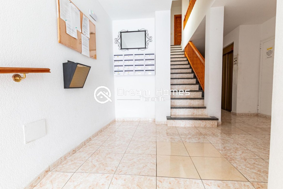 Cozy 1-Bed Penthouse with a View Living Room Real Estate Dream Homes Tenerife