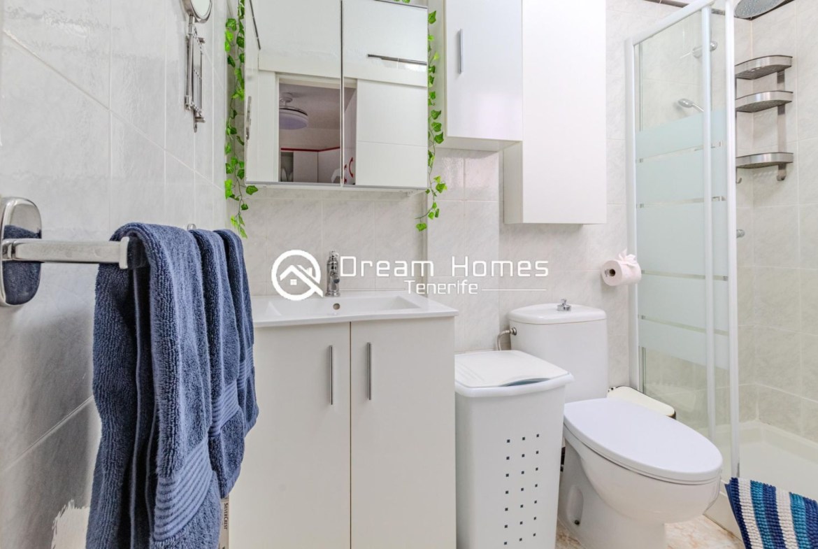 Cozy 1-Bed Penthouse with a View Bathroom Real Estate Dream Homes Tenerife