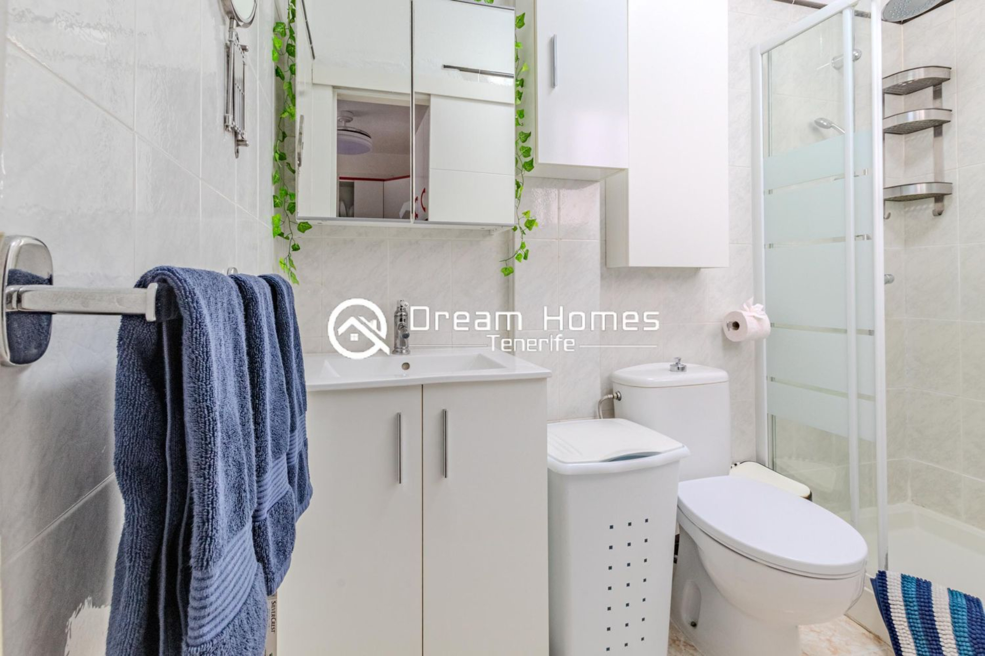 Cozy 1-Bed Penthouse with a View Bathroom Real Estate Dream Homes Tenerife