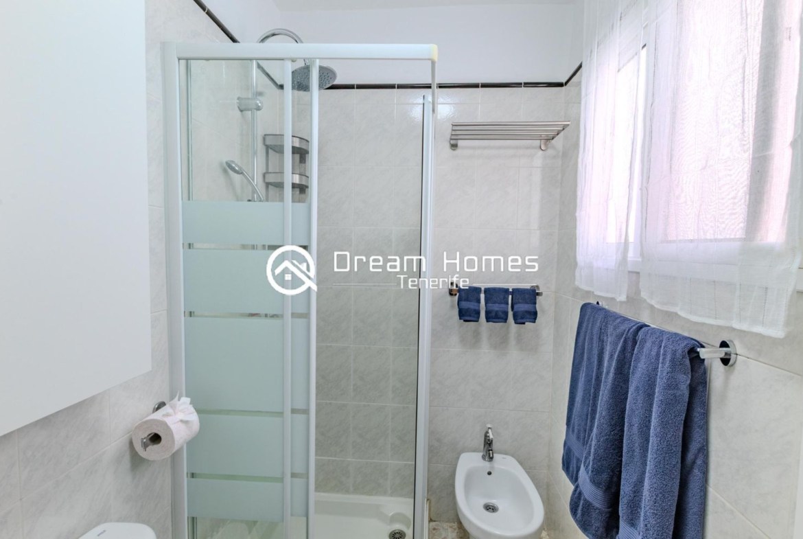 Cozy 1-Bed Penthouse with a View Bathroom Real Estate Dream Homes Tenerife