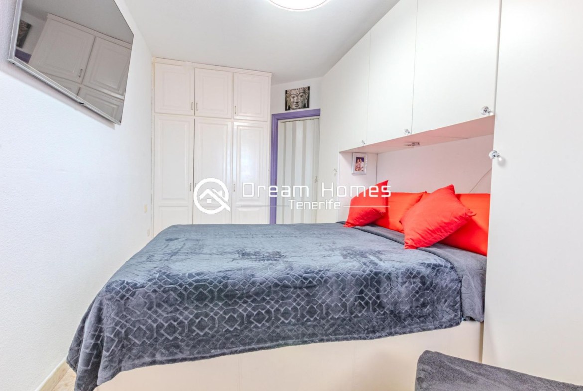 Cozy 1-Bed Penthouse with a View Bedroom Real Estate Dream Homes Tenerife
