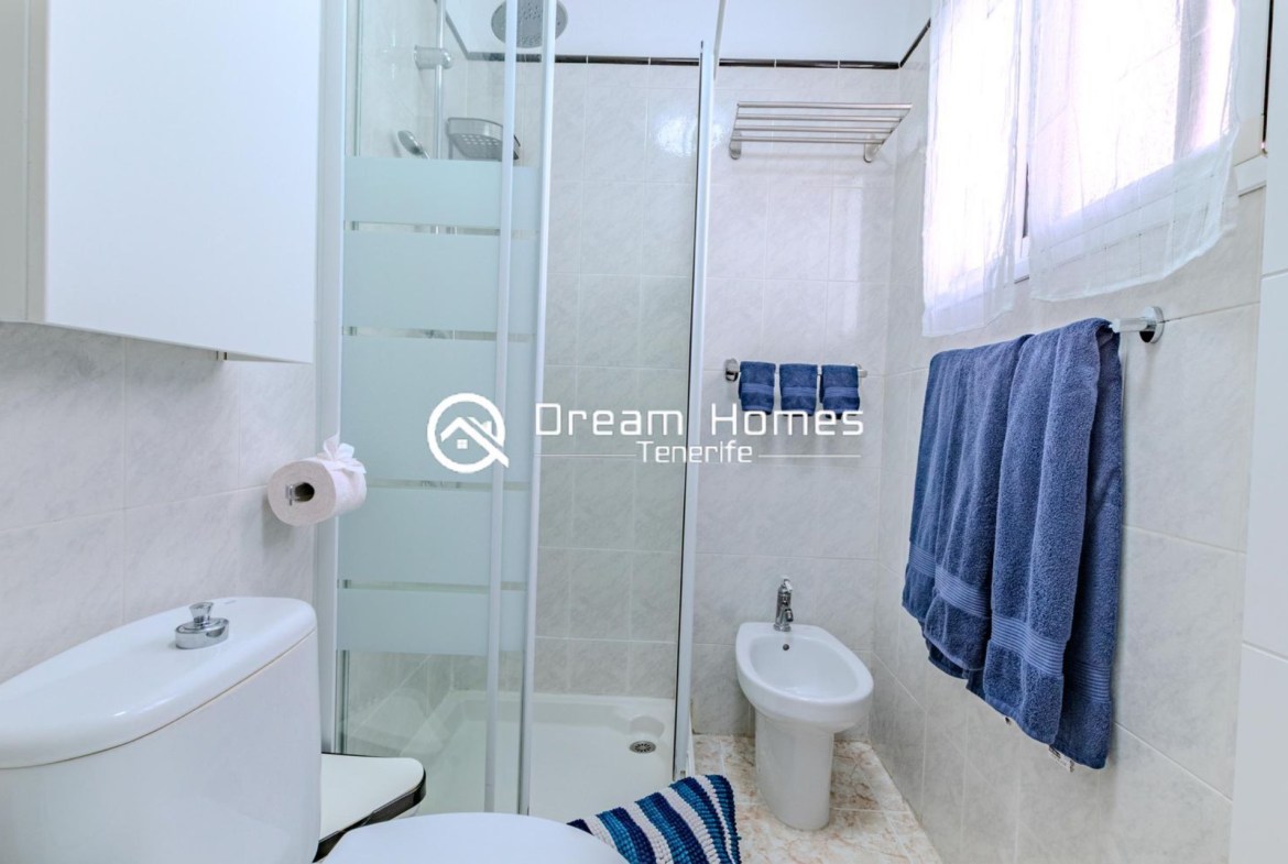 Cozy 1-Bed Penthouse with a View Bathroom Real Estate Dream Homes Tenerife