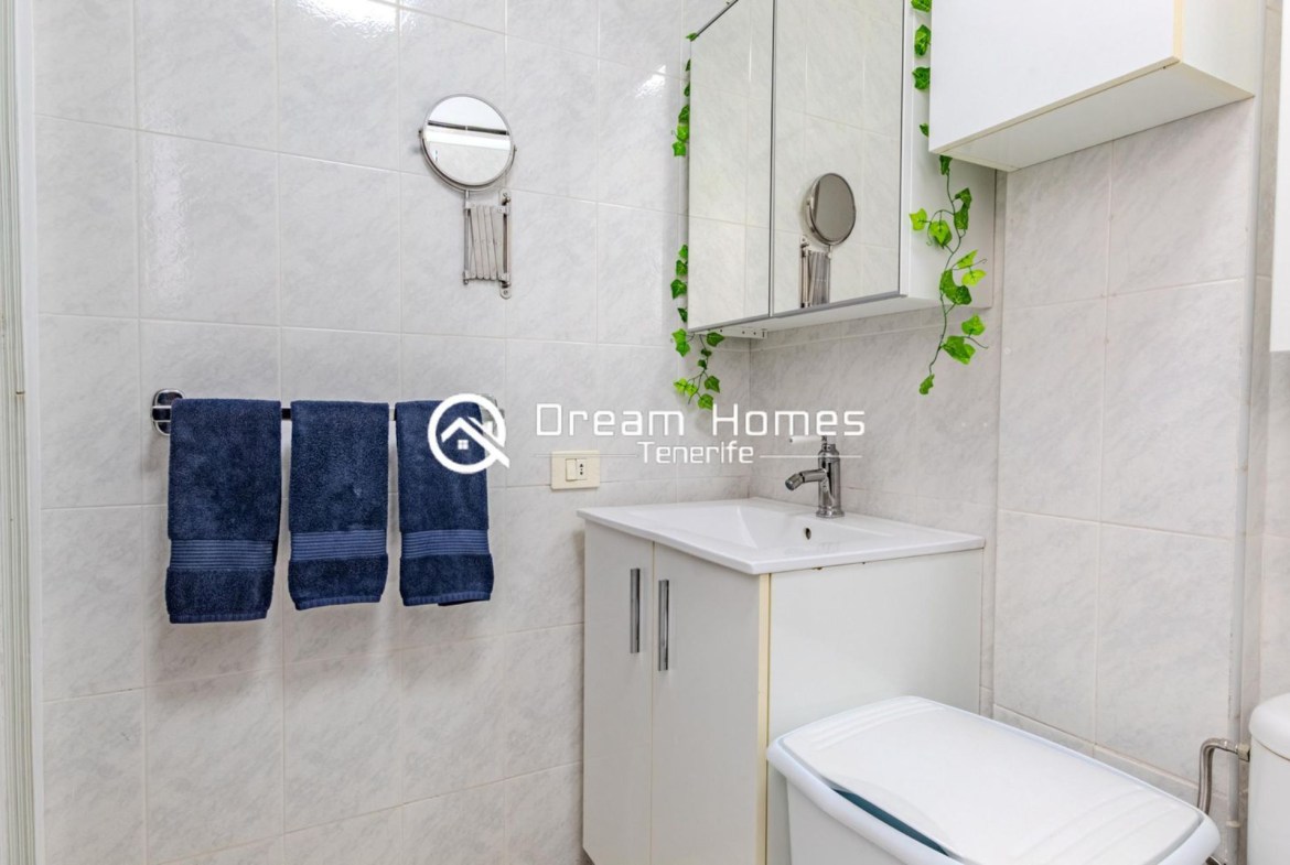 Cozy 1-Bed Penthouse with a View Bathroom Real Estate Dream Homes Tenerife