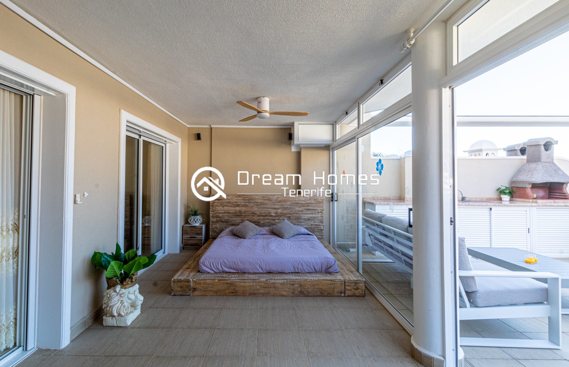 Bright 3-Bed with Terrace & Views Bedroom Real Estate Dream Homes Tenerife