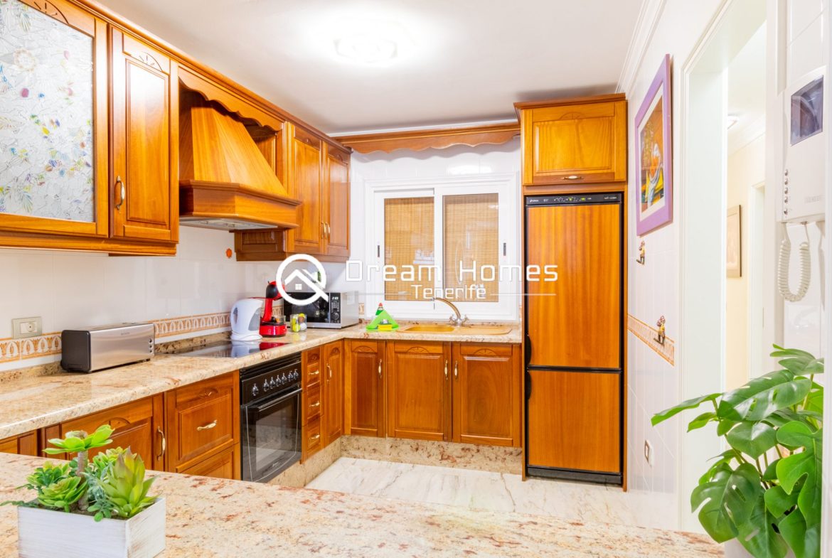 Bright 3-Bed with Terrace & Views Kitchen Real Estate Dream Homes Tenerife