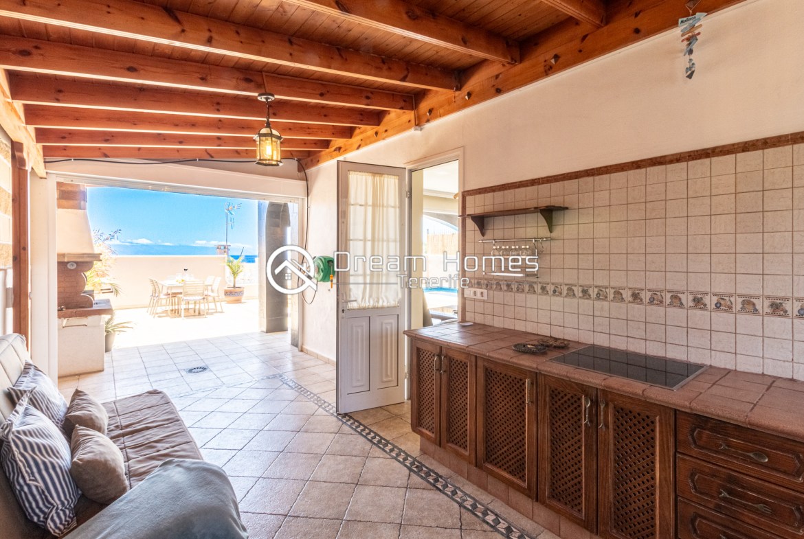 Villa Mirador del Atlantico With Heated Pool Kitchen Real Estate Dream Homes Tenerife