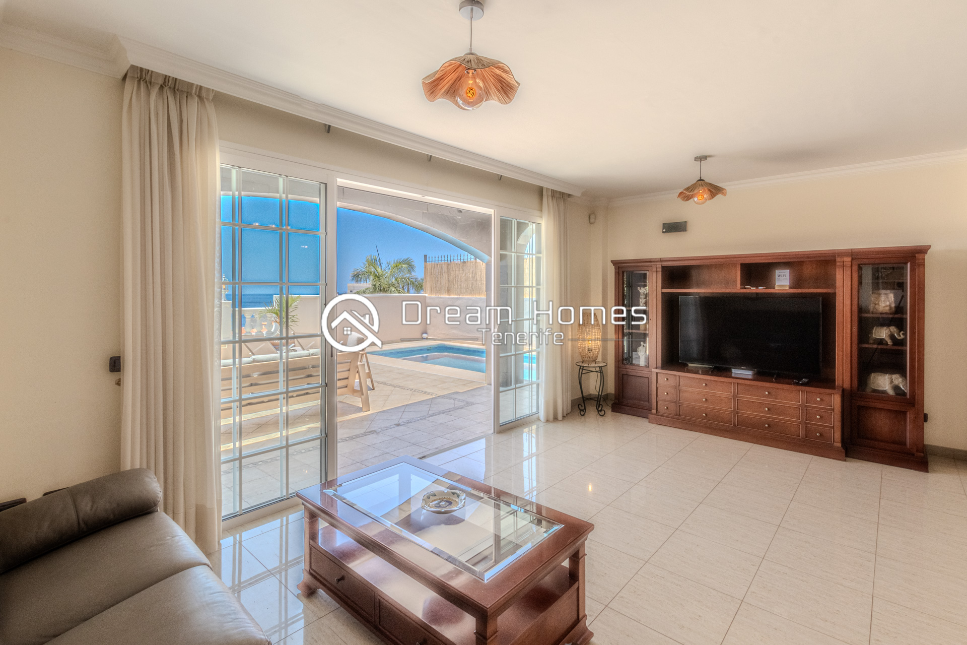 Villa Mirador del Atlantico With Heated Pool Living Room Real Estate Dream Homes Tenerife