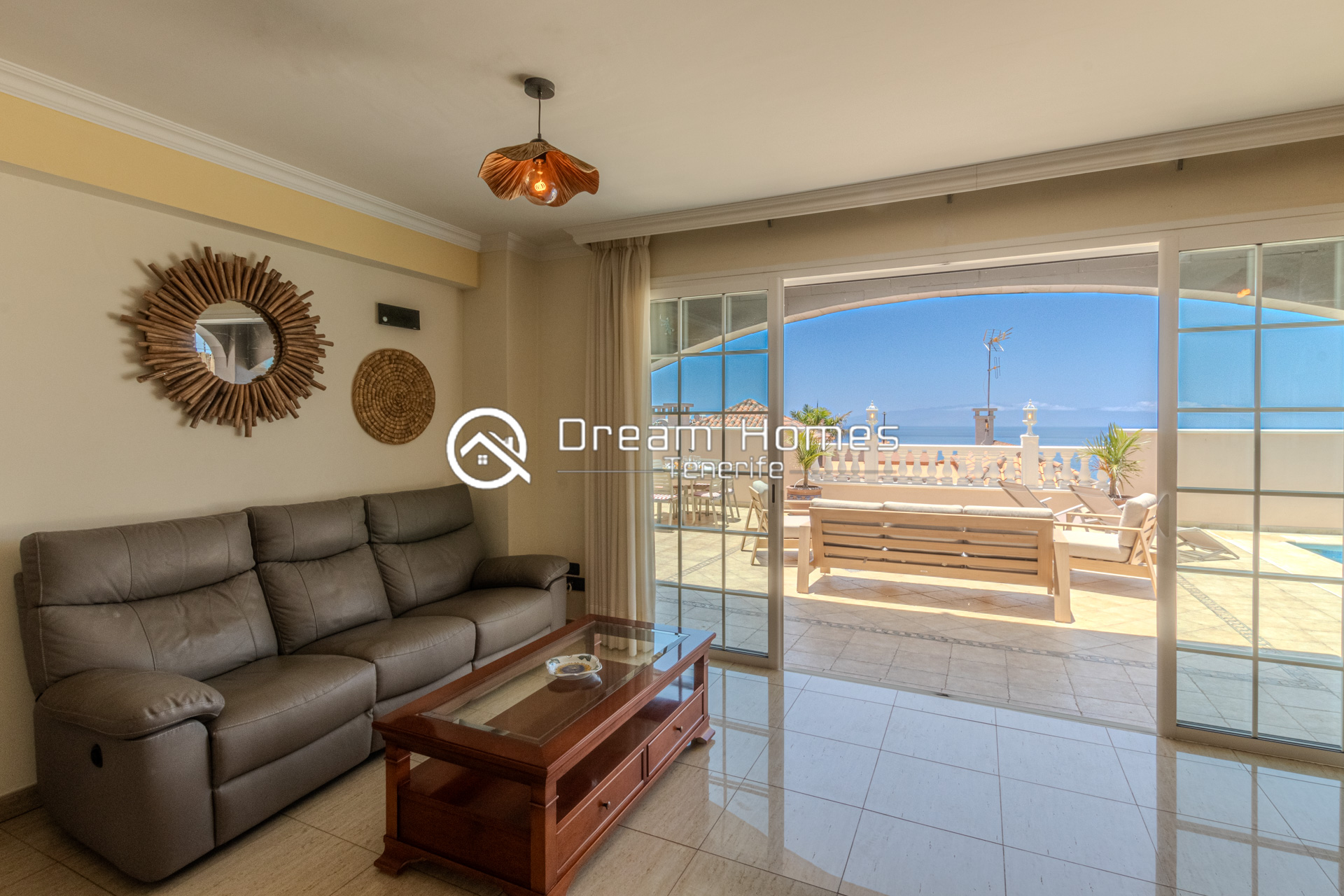 Villa Mirador del Atlantico With Heated Pool Living Room Real Estate Dream Homes Tenerife