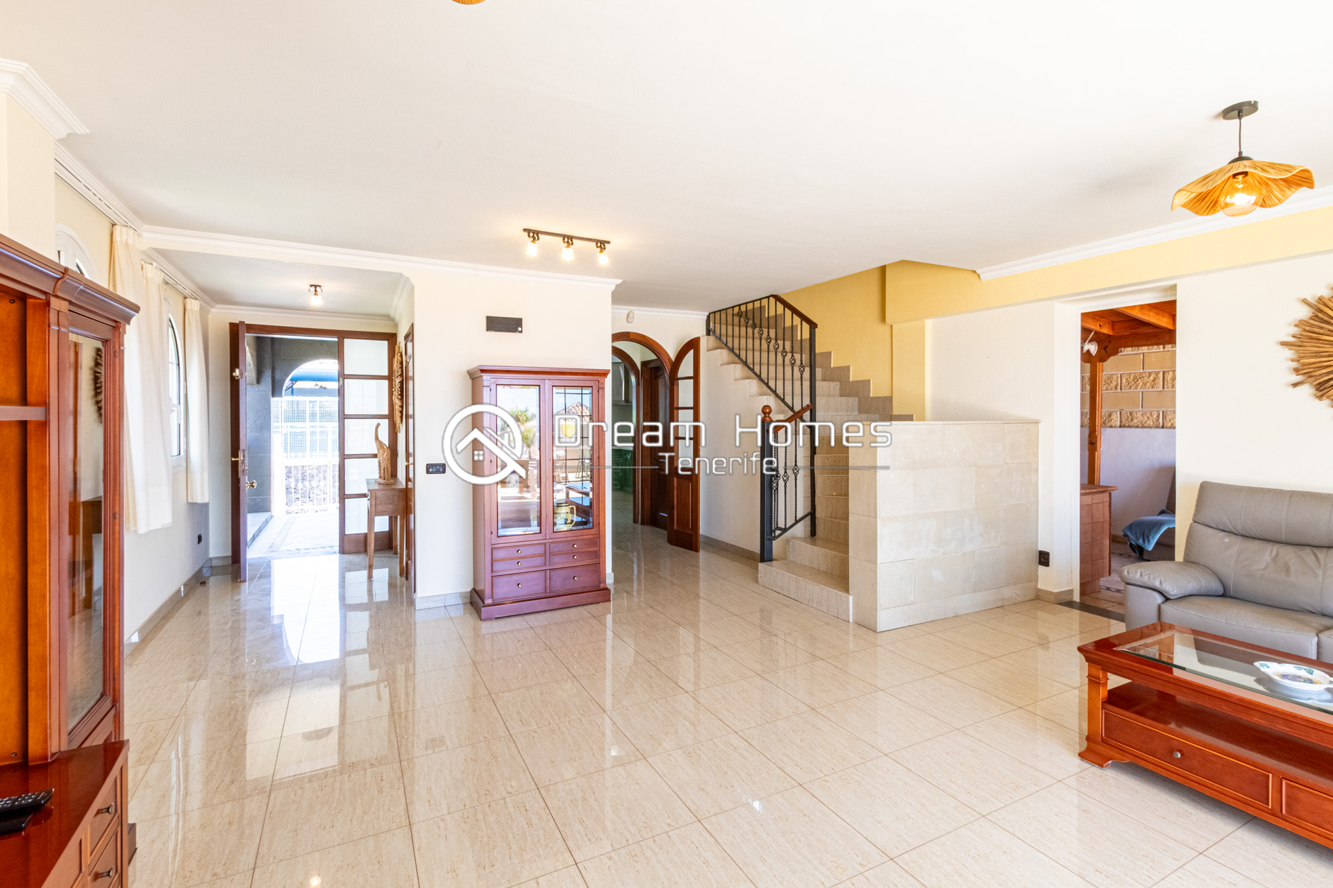 Villa Mirador del Atlantico With Heated Pool Living Room Real Estate Dream Homes Tenerife