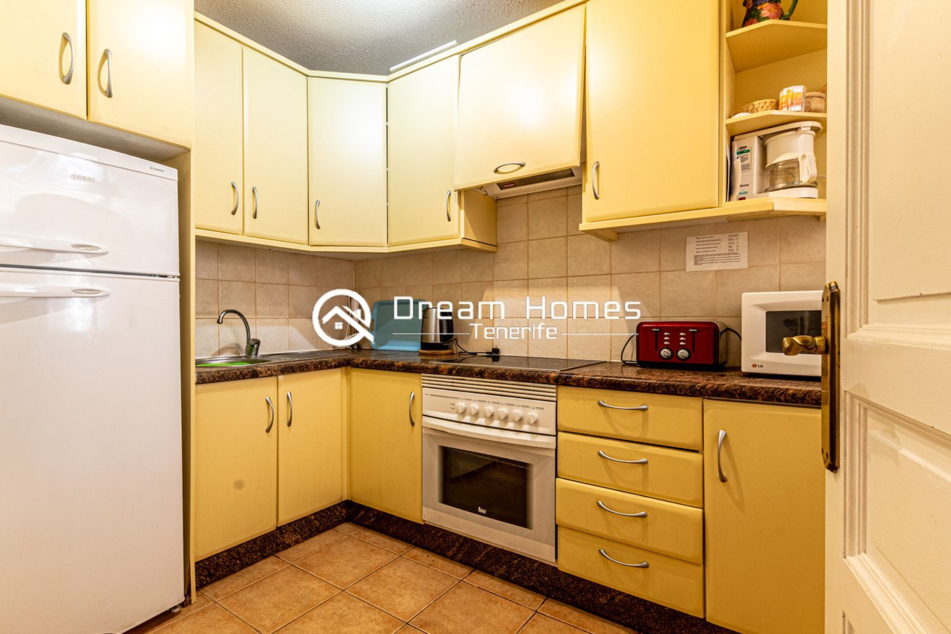 Sunny 2-Bedroom Apartment Kitchen Real Estate Dream Homes Tenerife